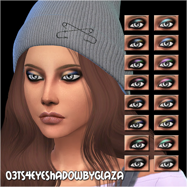 Sims 4 Eyeshadow #03 at All by Glaza