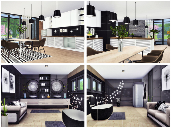 Sims 4 Contemporary Residence by Danuta720 at TSR