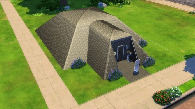 Sims 4 Safe Tec Comfy Bunker by Charlesdrake at Mod The Sims
