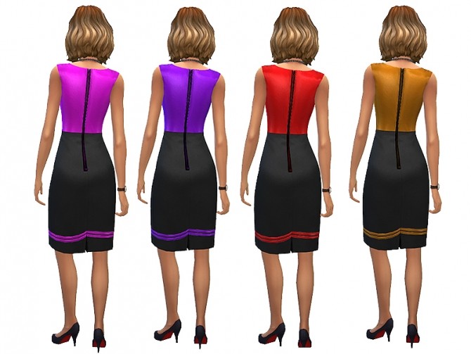 Sims 4 Anabelle dress by Simalicious at Mod The Sims