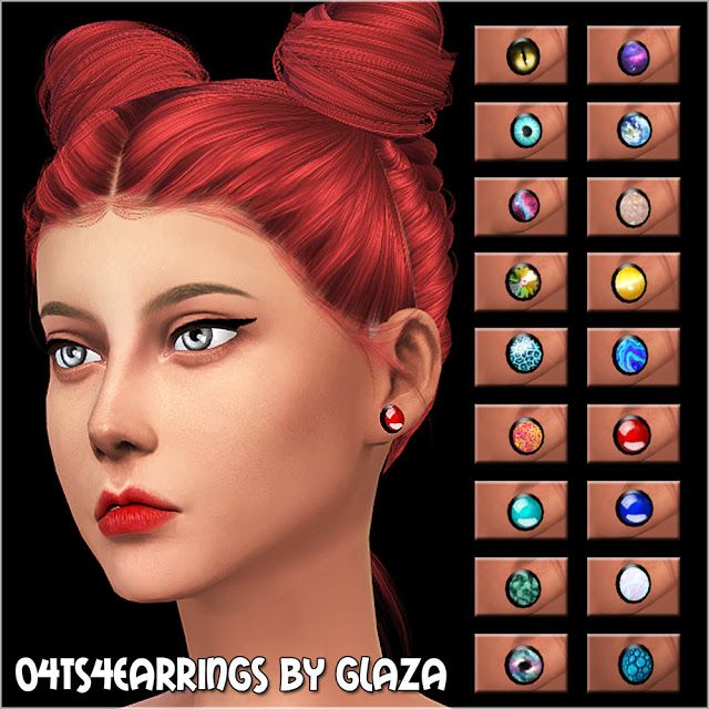 Sims 4 Earrings #04 at All by Glaza