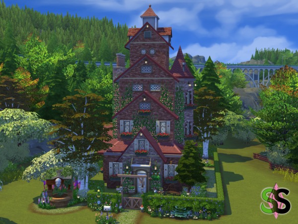 Sims 4 Best Wishes house by SIMSnippets at TSR