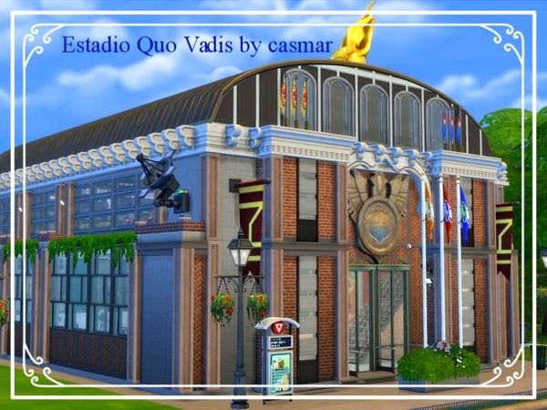 Sims 4 Estadio Quo Vadis by casmar at TSR