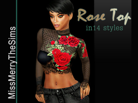 Rose Blouse by Maria MissMerry at TSR
