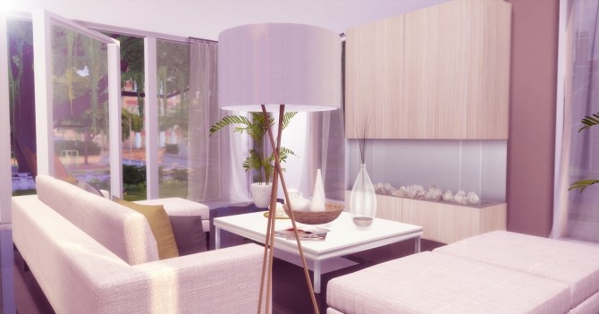 Sims 4 Minimalist Living Room at Lily Sims