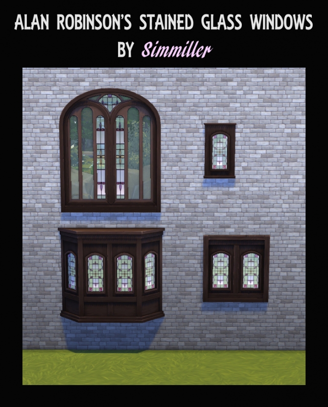 Sims 4 Stained Glass Cc