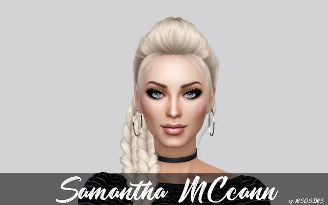 Sims 4 Samantha MCcann at MSQ Sims