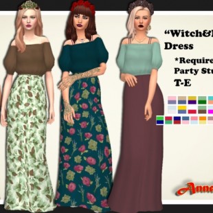 Coat Dress at Bukovka » Sims 4 Updates