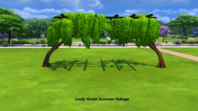 Sims 4 Four Seasons Tree Trellis by Snowhaze at Mod The Sims