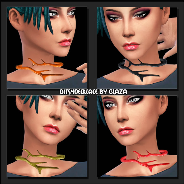 Sims 4 Necklace #01 at All by Glaza