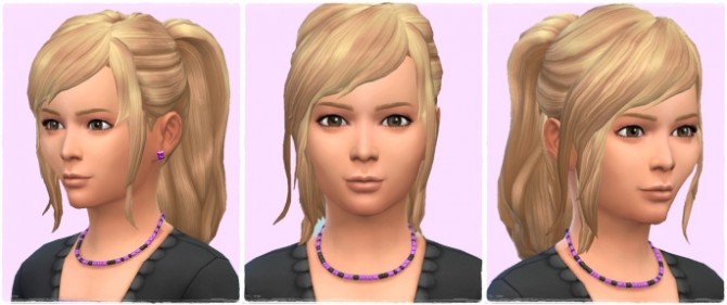 Sims 4 Good Morning Ponytail Girls at Birksches Sims Blog