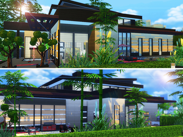 Sims 4 ZEPHYR house by dasie2 at TSR