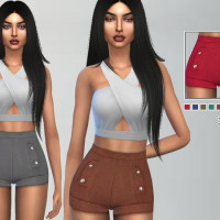 Double Wing Liner N26 by Pralinesims at TSR » Sims 4 Updates