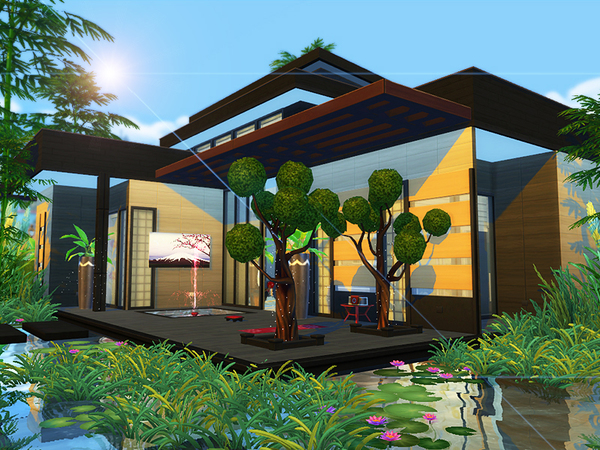 Sims 4 ZEPHYR house by dasie2 at TSR