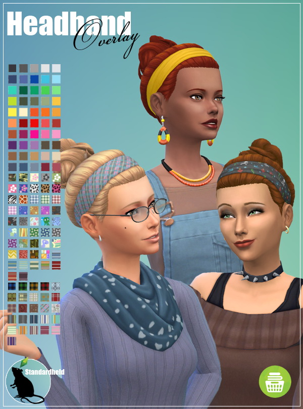 Sims 4 Headband Overlay by Standardheld at SimsWorkshop