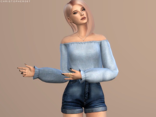 Sims 4 My My My Top by Christopher067 at TSR