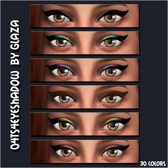 Sims 4 Eyeshadow #04 at All by Glaza