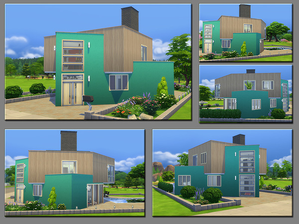Sims 4 Sep out the Line family home by matomibotaki at TSR