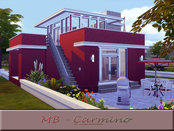 Sims 4 MB Carmino house by matomibotaki at TSR