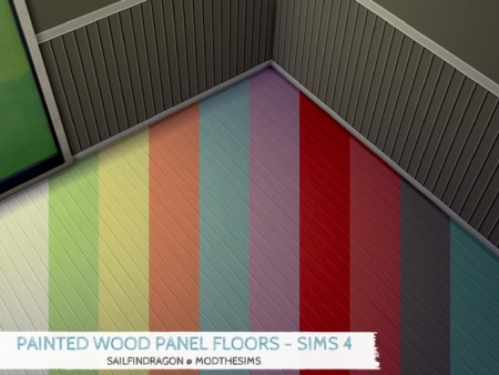 Painted Wood Floors by sailfindragon at Mod The Sims