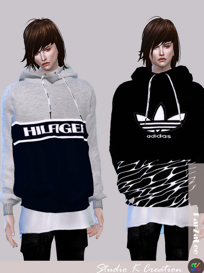 Giruto 46 hoodie Sweater at Studio K-Creation » Sims 4 Updates