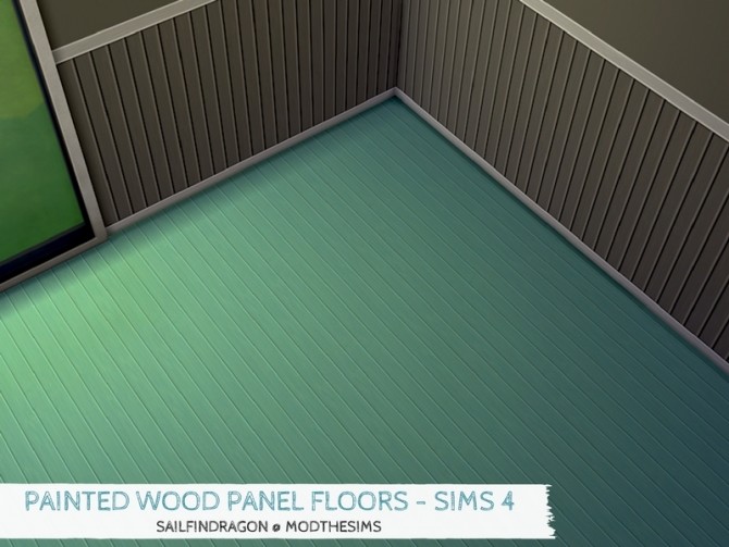Sims 4 Painted Wood Floors by sailfindragon at Mod The Sims