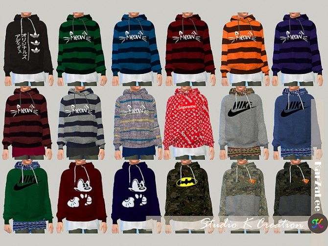 Sims 4 Giruto 46 hoodie Sweater at Studio K Creation