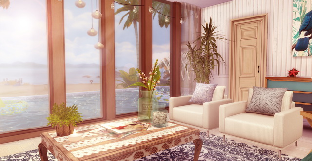 Sims 4 Beach Chalet at Lily Sims