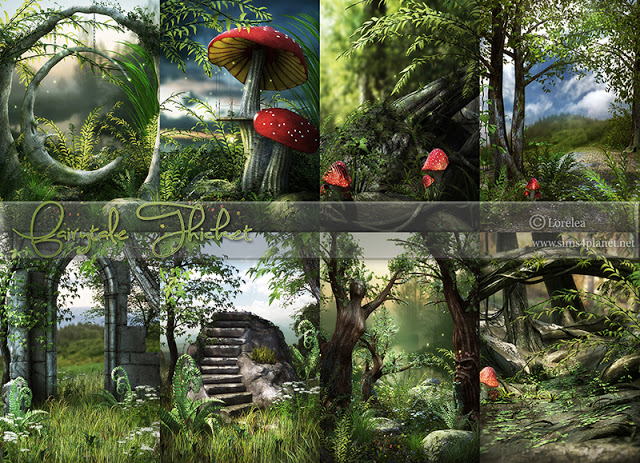 Sims 4 Fairytale Thicket wallpaper at Lorelea