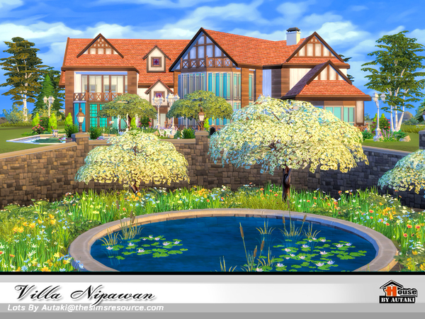 Sims 4 Villa Nipawan NoCC by autaki at TSR