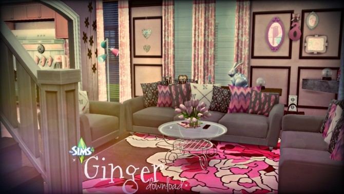 Sims 4 Ginger house by Rissy Rawr at Pandasht Productions