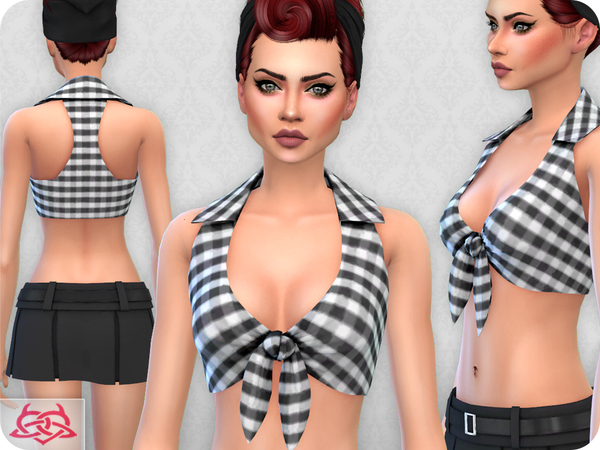 Sims 4 Vane top RECOLOR 4 by Colores Urbanos at TSR