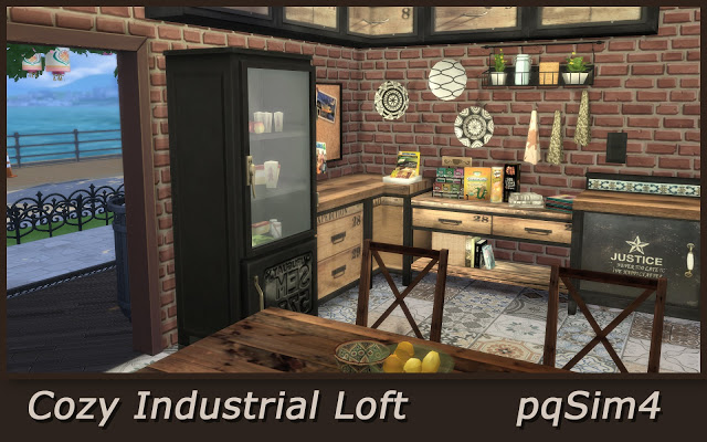 Sims 4 Cozy Industrial Loft at pqSims4