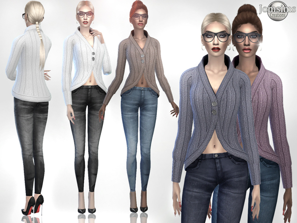 Sims 4 Deskwa outfit by jomsims at TSR