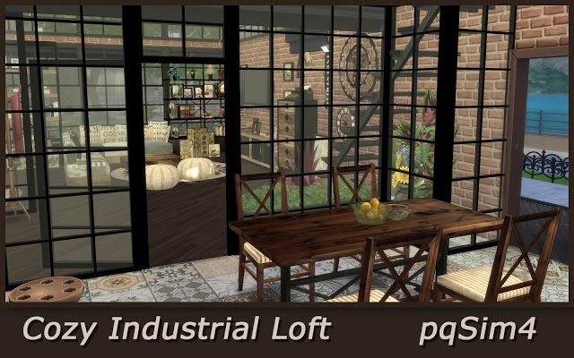 Sims 4 Cozy Industrial Loft at pqSims4
