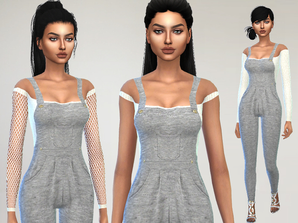 Sims 4 Casual Overalls by Puresim at TSR