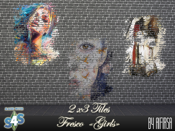 Sims 4 Fresco Girls at Aifirsa