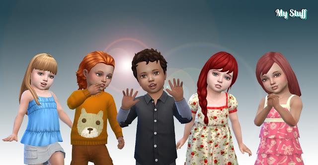 Sims 4 Toddlers Hair Pack 17 at My Stuff