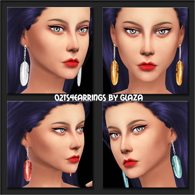 Sims 4 Earrings #02 at All by Glaza