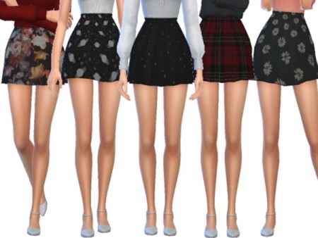 Tumblr Themed Skater Skirts by Wicked_Kittie at TSR » Sims 4 Updates