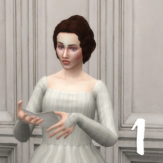 Sims 4 Reading a Letter Pose Set at Historical Sims Life