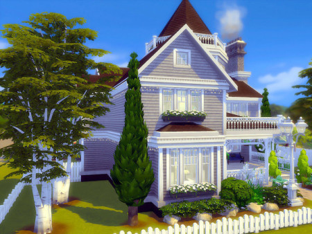 Silver Birches house by sharon337 at TSR » Sims 4 Updates