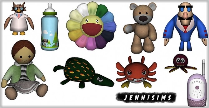 Sims 4 Set Vol 92 Decoratives 10 Items at Jenni Sims