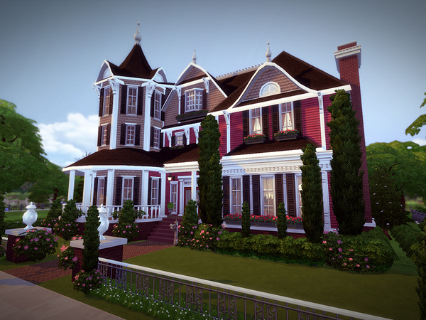 Sims 4 Wictoria house by melcastro91 at TSR