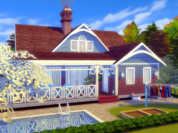 Sims 4 Woodside Cottage by sharon337 at TSR