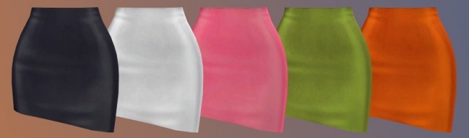 Sims 4 Mansae Skirt at Trillyke