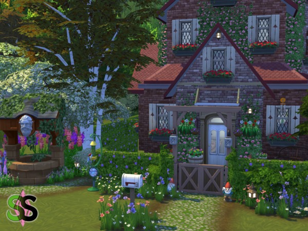 Sims 4 Best Wishes house by SIMSnippets at TSR