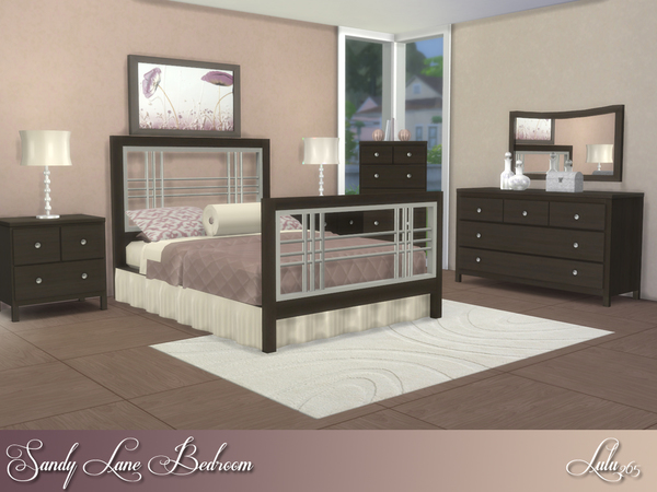 Sims 4 Sandy Lane Bedroom by Lulu265 at TSR