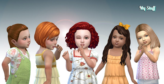 Sims 4 Toddlers Hair Pack 16 at My Stuff