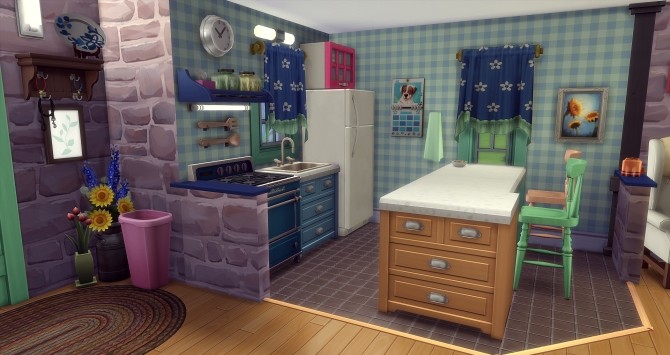 Sims 4 Pastelle house by Angerouge at Studio Sims Creation